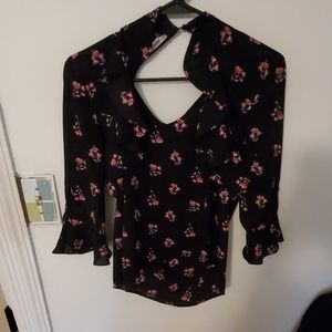 Black Floral Dreamy Shirt
